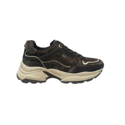 Paciotti 4US 4BX273 Sneakers Donna Platform Stringate Marrone