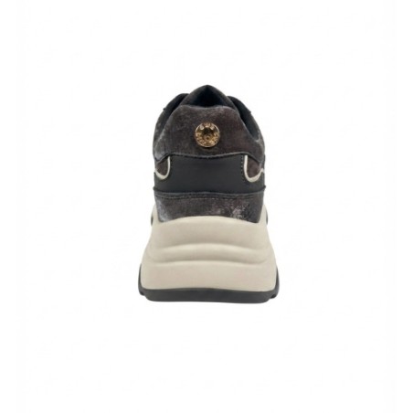 Paciotti 4US 4BX273 Sneakers Donna Platform Stringate Marrone