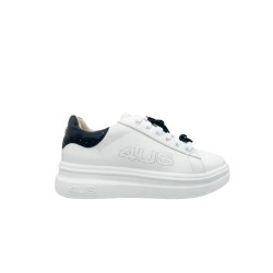 Paciotti 4US 4BX251 Sneakers Donna Platform Stringate Con Accessorio Bianco