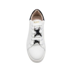 Paciotti 4US 4BX251 Sneakers Donna Platform Stringate Con Accessorio Bianco 2
