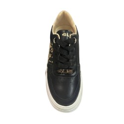 Paciotti 4US 4BX259 Sneakers Donna Platform Stringate Nero 2