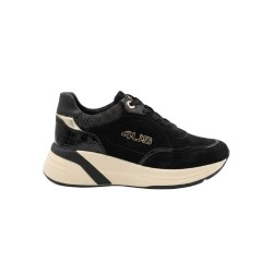 Paciotti 4US 4BX272 Sneakers Donna Platform Stringate Nero