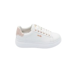 Paciotti 4US 4BX253 Sneakers Donna Stringate Bianco-Beige