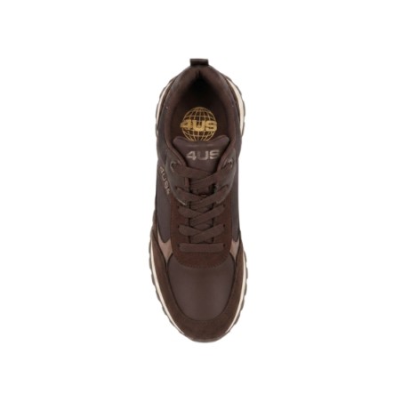 Paciotti 4US 4BX270 Sneakers Donna Stringate Platform Brown