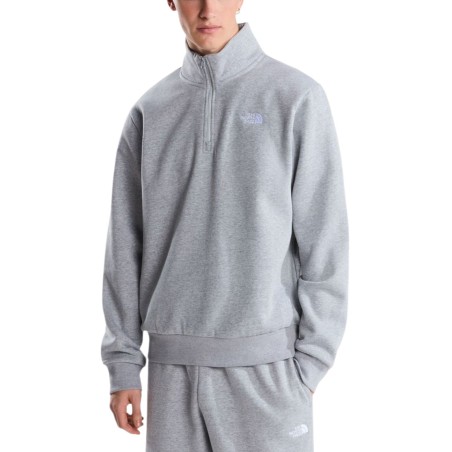 The North Face NF0A8ET4CQO EVO SD REGULAR Felpa Uomo Con Zip Corta Grey