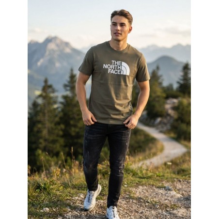 The North Face NF0A8B6J21L EVOLUTION DOME REGULAR T-shirt Uomo Taupe Green