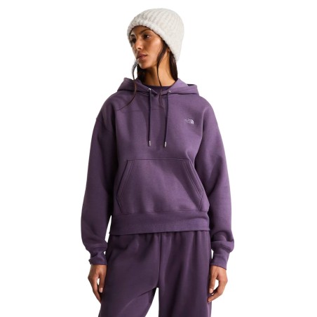 The North Face NF0A8HBXG5O Essential Simple Dome Boxy Felpa Con Cappuccio Donna Viola