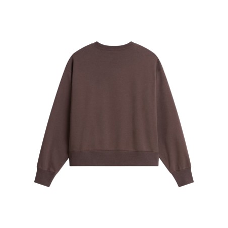 The North Face NF0A8HBY1OI Essential Simple Dome Boxy Felpa Donna Marrone