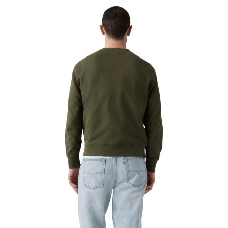 Levi's 35909-0083 THE ORIGINAL HM CREW Felpa Uomo Girocollo Verde 