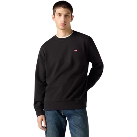 Levi's 35909-0003 THE ORIGINAL HM CREW Felpa Uomo Girocollo Nero