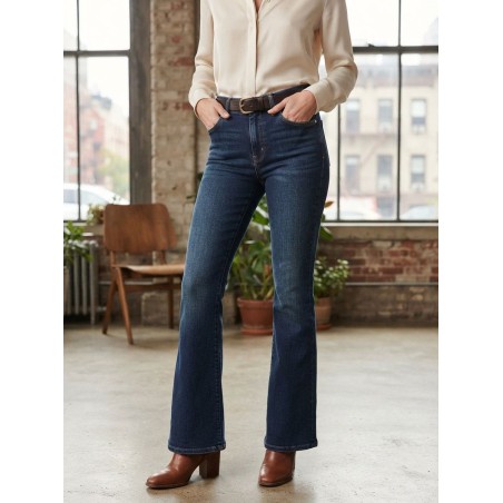 LEVI'S  A3410-0014 726 HR FLARE Jeans Donna a Zampa Blu