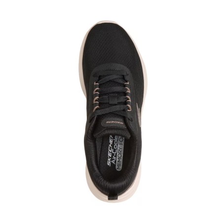 SKECHERS 150629 SKECH-LITE PRO 2.0 Brilliant Shimmer Sneakers Donna Stringate Black/Rose Gold