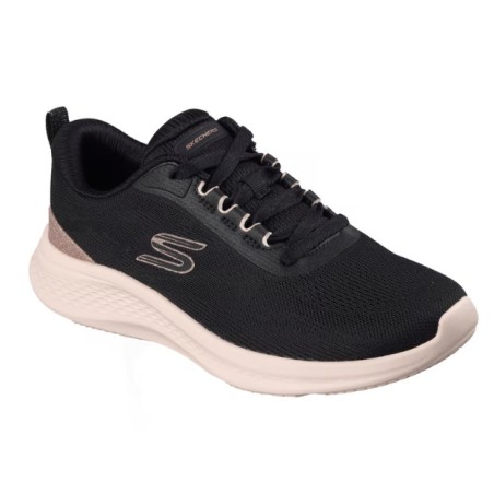 SKECHERS 150629 SKECH-LITE PRO 2.0 Brilliant Shimmer Sneakers Donna Stringate Black/Rose Gold
