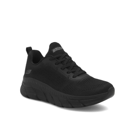 SKECHERS 117385 BOBS B FLEX HI Flying Hi Sneakers Donna Stringate Black