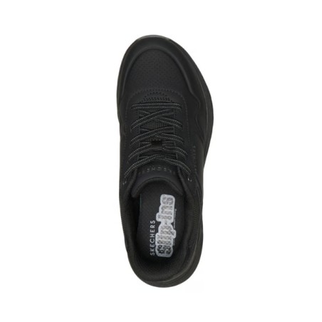 SKECHERS 190270 UNO LITE 2 New Arc Sneakers Donna Lacci Elastici Slip-Ins Black