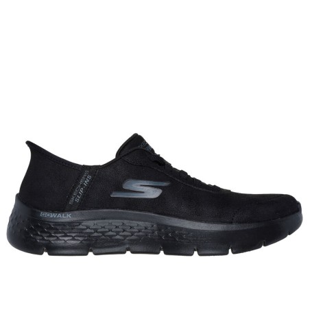 SKECHERS 124837 GO WALK FLEX Sneakers Donna Con Lacci Elastici Slip-Ins Black