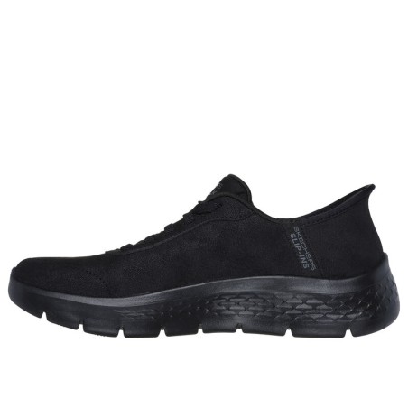 SKECHERS 124837 GO WALK FLEX Sneakers Donna Con Lacci Elastici Slip-Ins Black