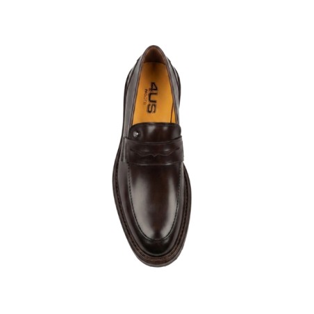 Paciotti 4US RS204 Mocassino Uomo Elegante Dark Brown