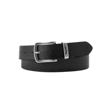 Levi's 002G4-0000 METAL TWO HORSE KEEPER Cintura Uomo Con Passante In Metallo Nero