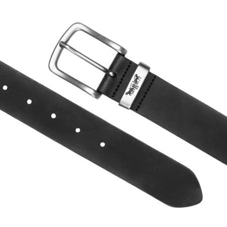 Levi's 002G4-0000 METAL TWO HORSE KEEPER Cintura Uomo Con Passante In Metallo Nero