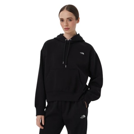 The North Face NF0A8HBXJK3 ESSENTIAL SIMPLE DOME BOXY Felpa Con Cappuccio Donna Nero