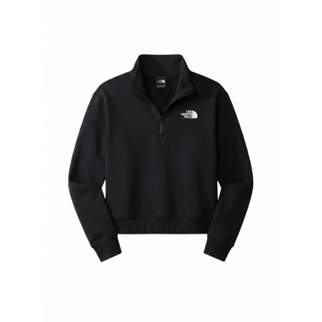 The North Face NF0A8ET5JK3 EVO SD REGULAR Felpa Donna Con Zip Corta Nero