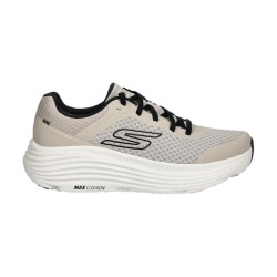 SKECHERS 220613 MAX CUSHIONING ENDEAVOUR Sneakers Uomo Stringate Taupe Black