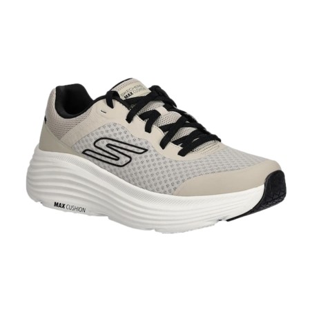 SKECHERS 220613 MAX CUSHIONING ENDEAVOUR Sneakers Uomo Stringate Taupe Black