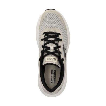SKECHERS 220613 MAX CUSHIONING ENDEAVOUR Sneakers Uomo Stringate Taupe Black