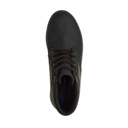 SKECHERS 211461 PALMIRO WALLACE Stivaletto Uomo Stringati Waterproof Nero 2