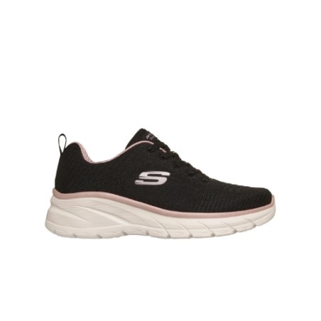 SKECHERS 150384 FASHION FIT 2.0 MOONLIGHT GLOW Sneakers Donna Stringate Black/Rose Gold