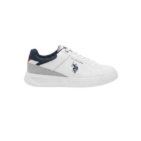 U.S. Polo Assn. RON001 Sneakers Uomo Stringate Con Logo Laterale White