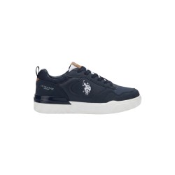 U.S. Polo Assn.GREG002 Sneakers Uomo Stringate Con Logo Laterale Dark Blue