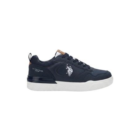 U.S. Polo Assn.GREG002 Sneakers Uomo Stringate Con Logo Laterale Dark Blue