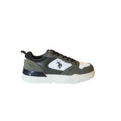 U.S. Polo Assn.GREG002 Sneakers Uomo Stringate Con Logo Laterale White/Olive