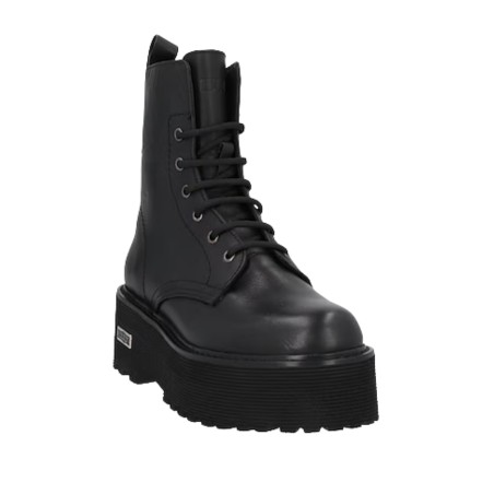 CULT CLW346000 AXL 3460 Anfibi Donna Con Plateau e Zip Laterale Black