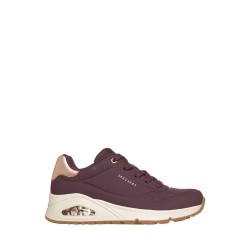 SKECHERS 177094 UNO GOLDEN AIR Sneakers Donna Stringate Wine