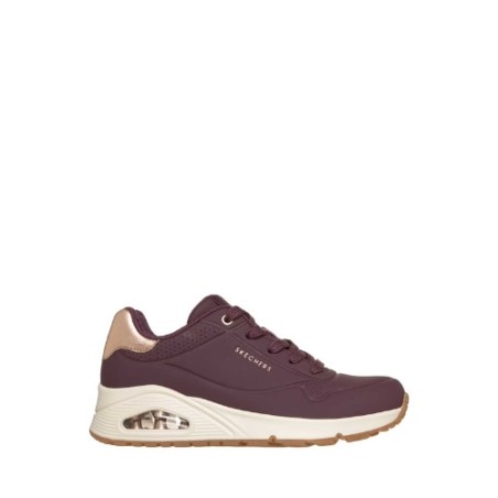 SKECHERS 177094 UNO GOLDEN AIR Sneakers Donna Stringate Wine