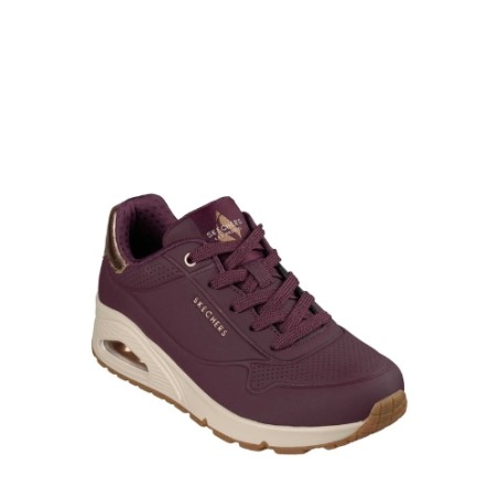 SKECHERS 177094 UNO GOLDEN AIR Sneakers Donna Stringate Wine