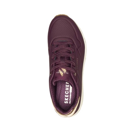 SKECHERS 177094 UNO GOLDEN AIR Sneakers Donna Stringate Wine