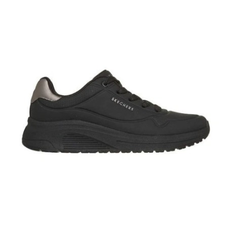 SKECHERS 190265 UNO LITE 2 Sneakers Donna Stringate Nero