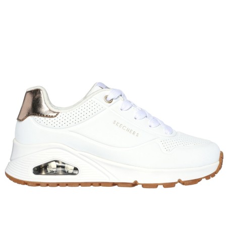 Skechers 310545L UNO GEN1-SHIMMER AWAY Sneakers Ragazza Stringate White