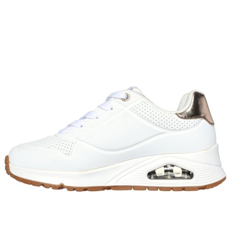 Skechers 310545L UNO GEN1-SHIMMER AWAY Sneakers Ragazza Stringate White