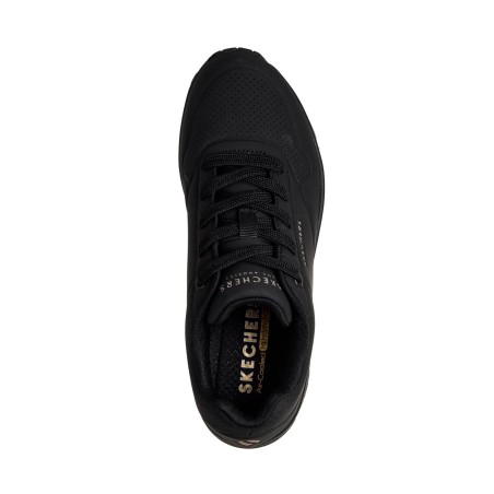 SKECHERS 73690 UNO STAND ON AIR Sneakers Donna Stringate Black