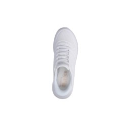 SKECHERS 177394 UNO LITE FLOATING STEPS Sneakers Donna Con Lacci Elastici Slip-Ins White 2