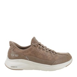 SKECHERS 150507 CONTOUR FOAM NATURAL EASE Sneakers Donna Con Lacci Elastici Slip-Ins Chestnut