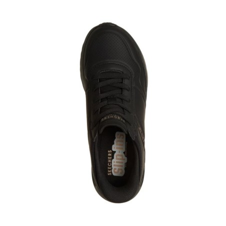 SKECHERS 177394 UNO LITE FLOATING STEPS Sneakers Donna Con Lacci Elastici Slip-Ins Nero