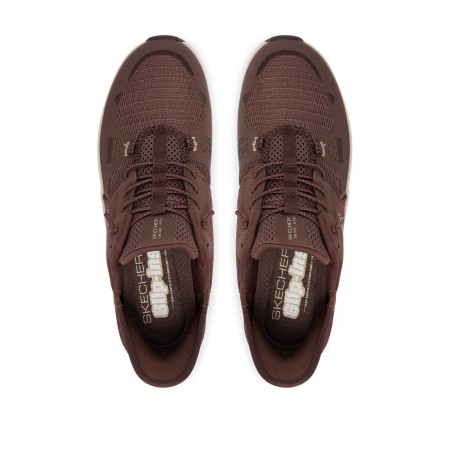 SKECHERS 150438 GLIDE STEP PRO RADIANT STRIDE Sneakers Donna Con Lacci Elastici Slip-Ins Choc