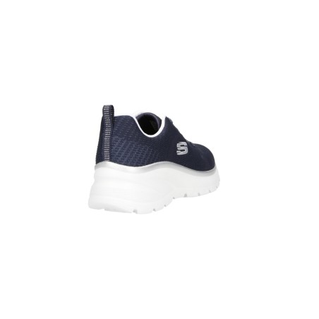 SKECHERS 150384 FASHION FIT 2.0 MOONLIGHT GLOW Sneakers Donna Stringate Navy/Silver