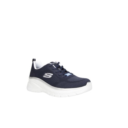 SKECHERS 150384 FASHION FIT 2.0 MOONLIGHT GLOW Sneakers Donna Stringate Navy/Silver